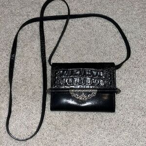 Leather Brighton Bag with Heavy Metal Accents